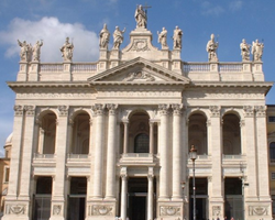 The Basilica of St John Lateran, cathedral of the diocese of Rome and so of the Pope