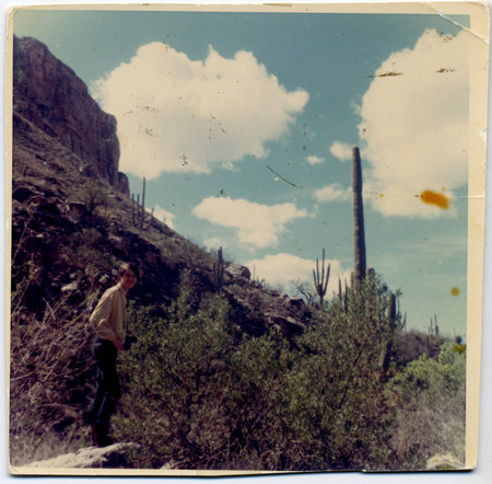 G. Sutton Breiding in Sabino Canyon: March 1968 - Click for larger image