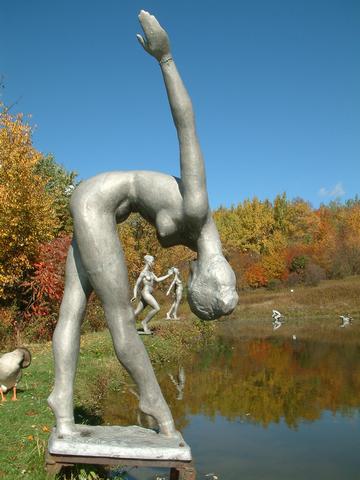 Naked ladies at Griffis Sculpture Park