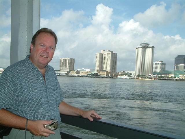 View of New Orleans from the Canal Street ferry