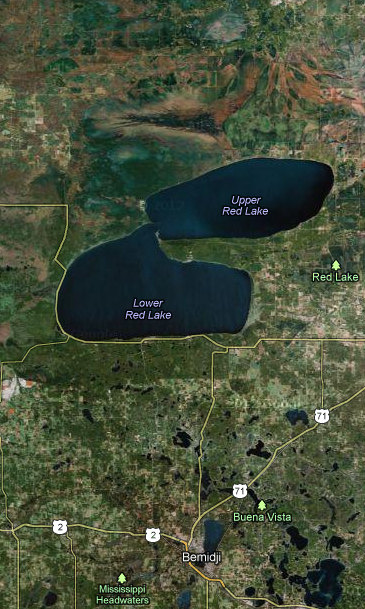 Red Lakes area with Big Bog Red Lakes area with Big Bog