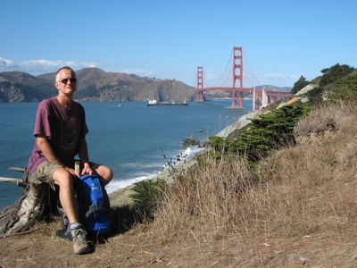 Mike Breiding and the Golden Gate Bridge -  2007