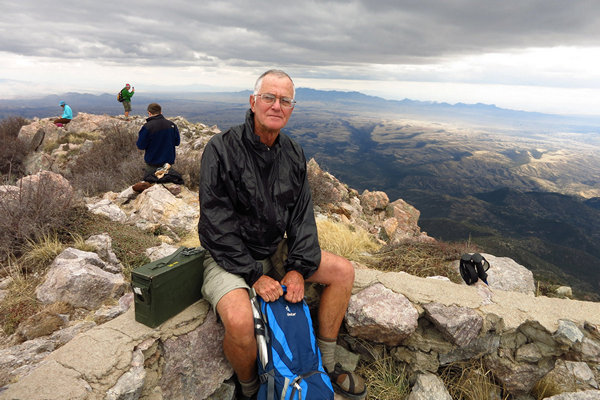 Here I am atop Mt Wrightsonin March of 2015