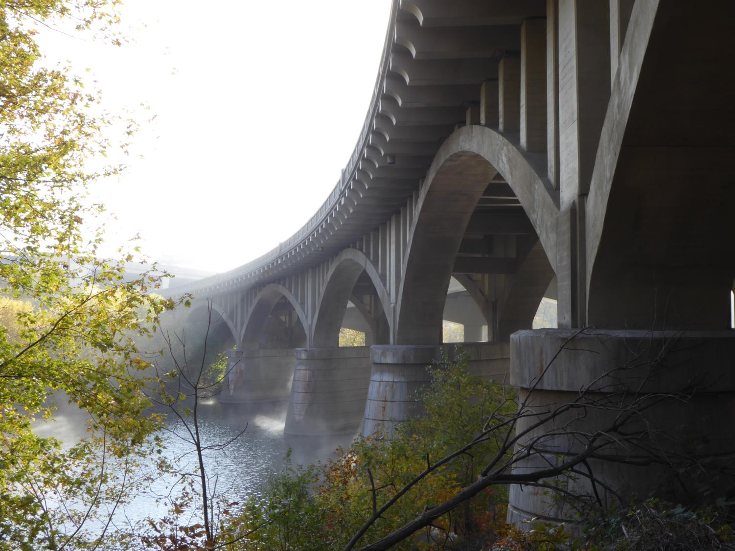 Poking Around in Pennsylvania: Bedford County - Underneath the Narrows Bridge by Craig Mains